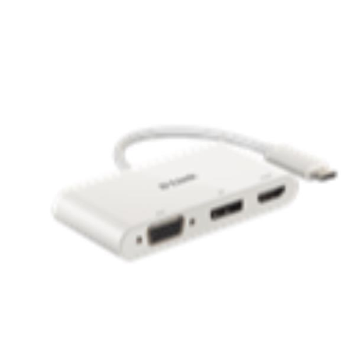D-Link DUB-V310 - Adattatore video - USB-C maschio a HD-15 (VGA), HDMI, DisplayPort femmina - 11 cm - supporto 4K